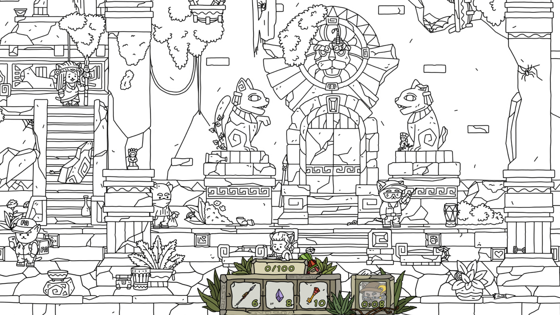 Скриншот: FIND ALL 8: The road to the Maya