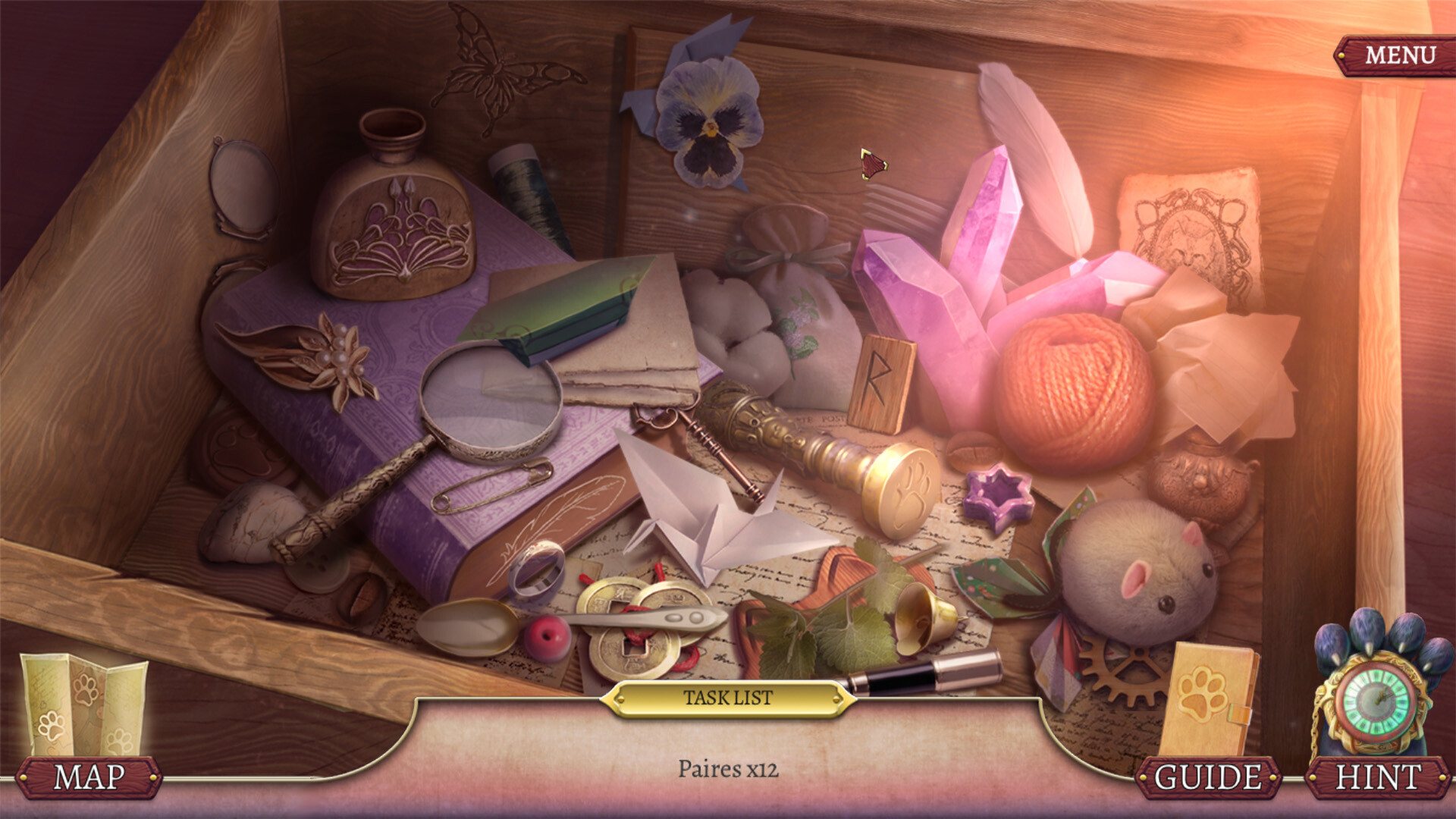 Скриншот: Knight Cats: Leaves on the Road Collector's Edition