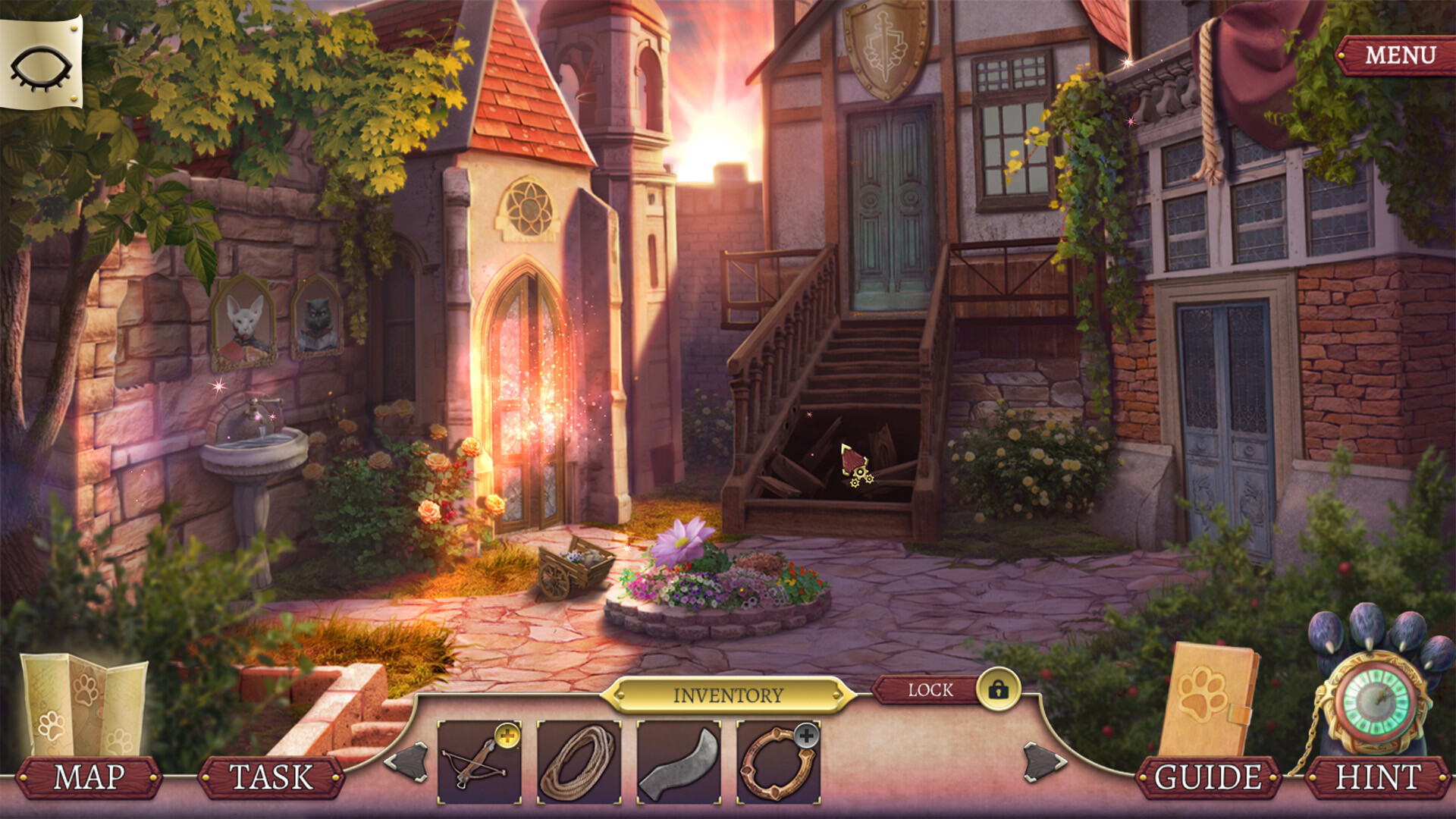 Скриншот: Knight Cats: Leaves on the Road Collector's Edition
