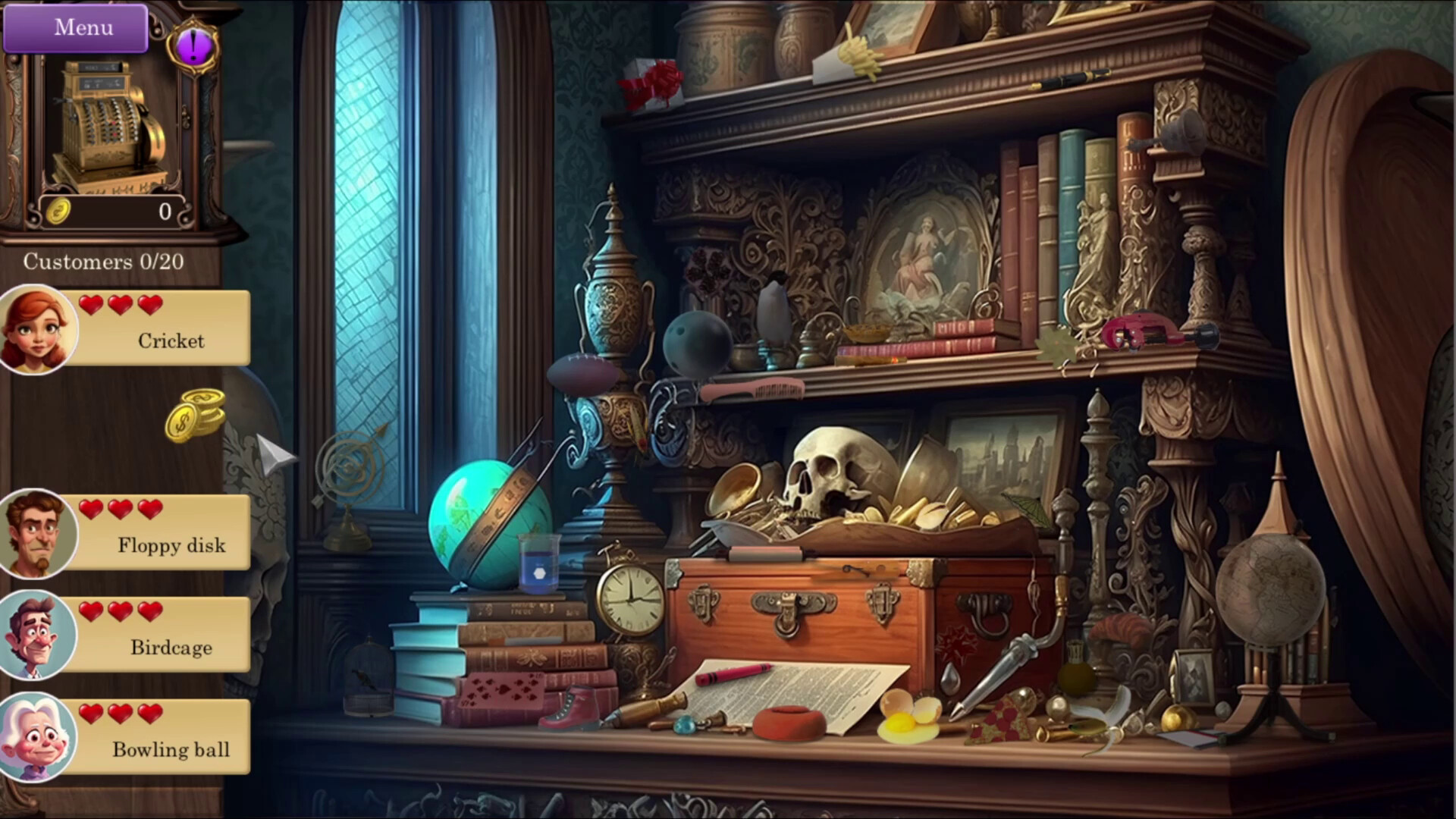 Скриншот: Antiquarium