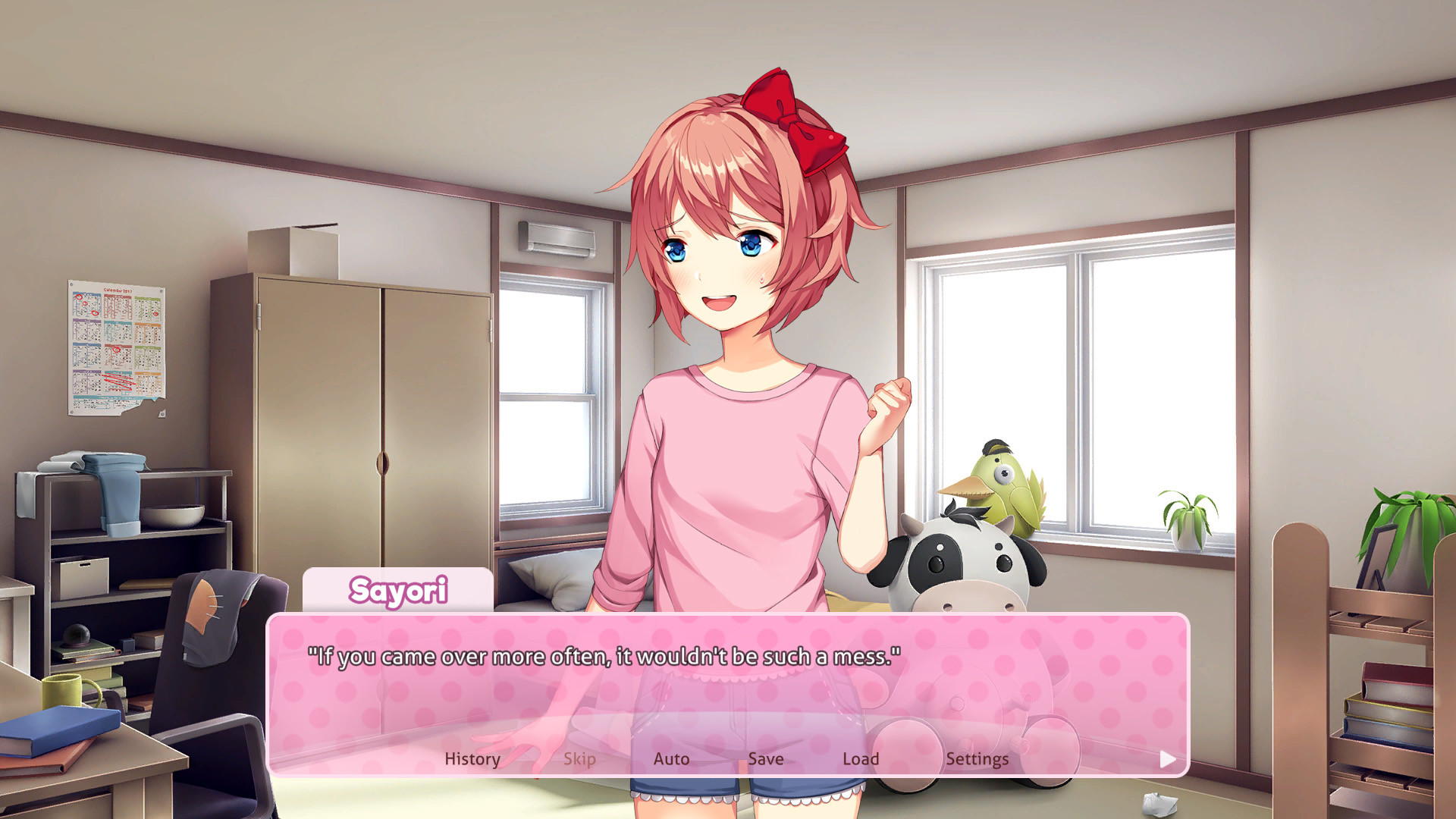 Скриншот: Doki Doki Literature Club Plus!