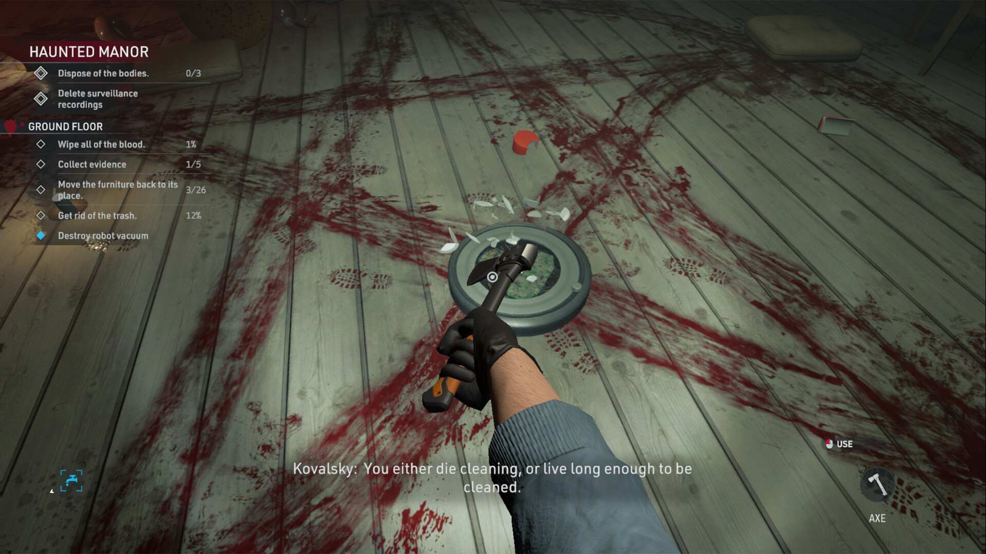 Скриншот: Crime Scene Cleaner