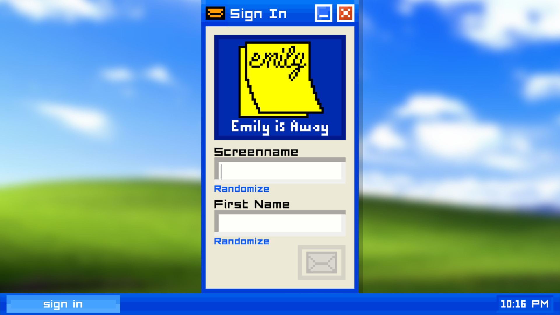 Скриншот: Emily is Away