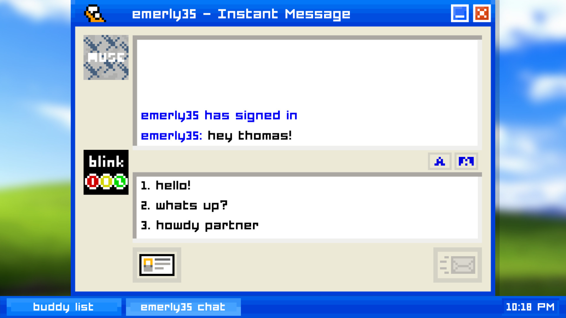 Скриншот: Emily is Away