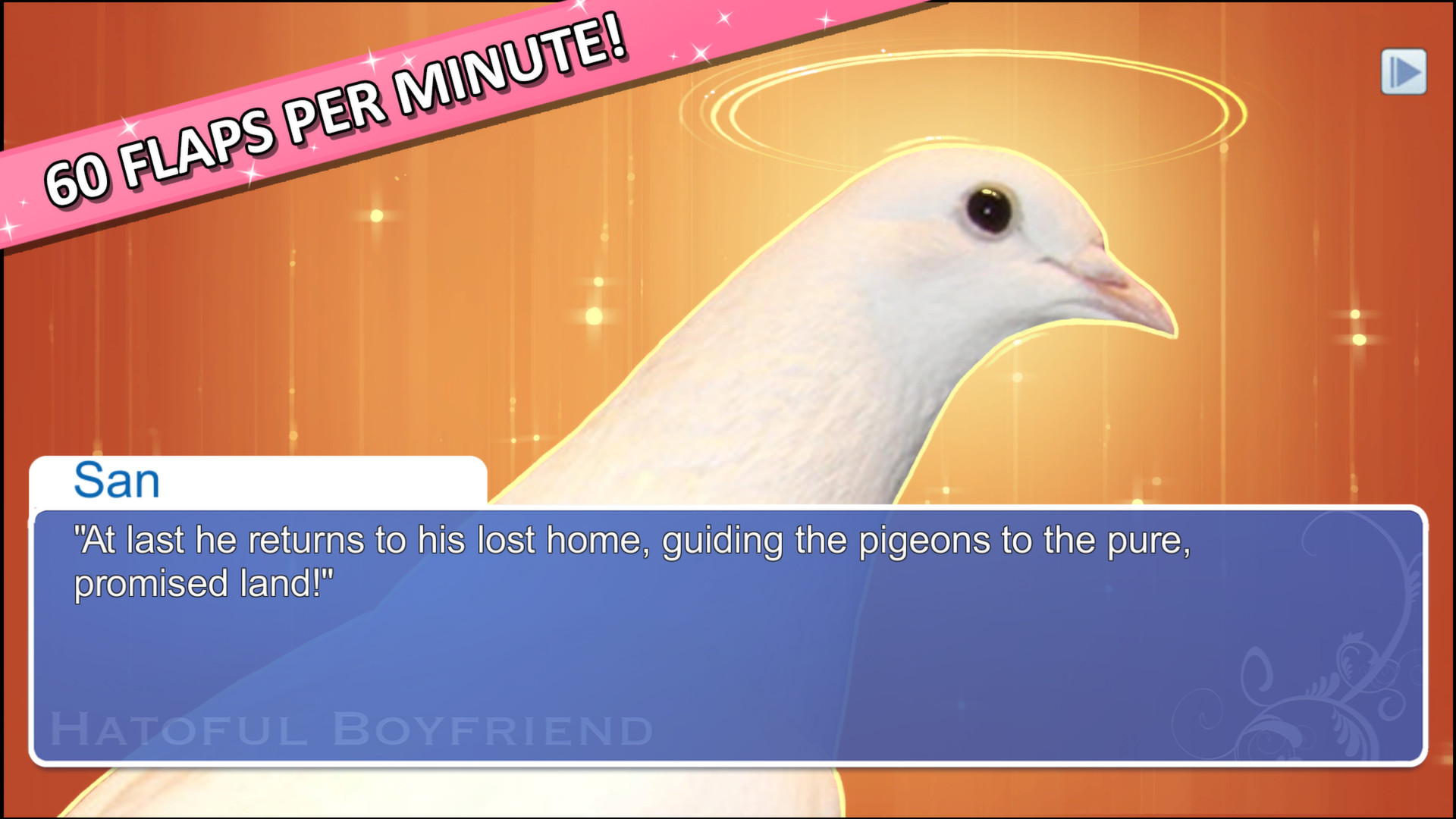 Скриншот: Hatoful Boyfriend