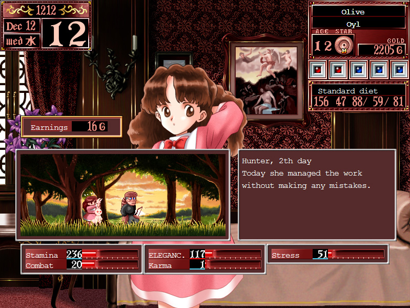Скриншот: Princess Maker 2 Refine