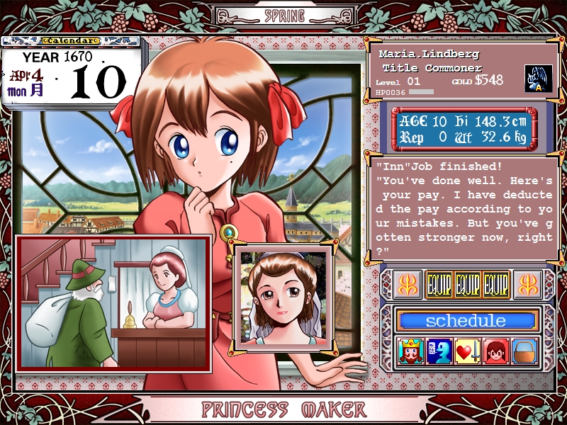 Скриншот: Princess Maker Refine
