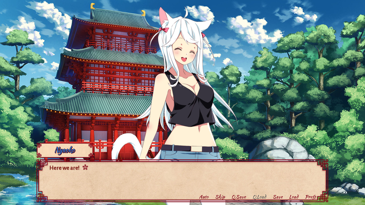 Скриншот: Sakura Shrine Girls