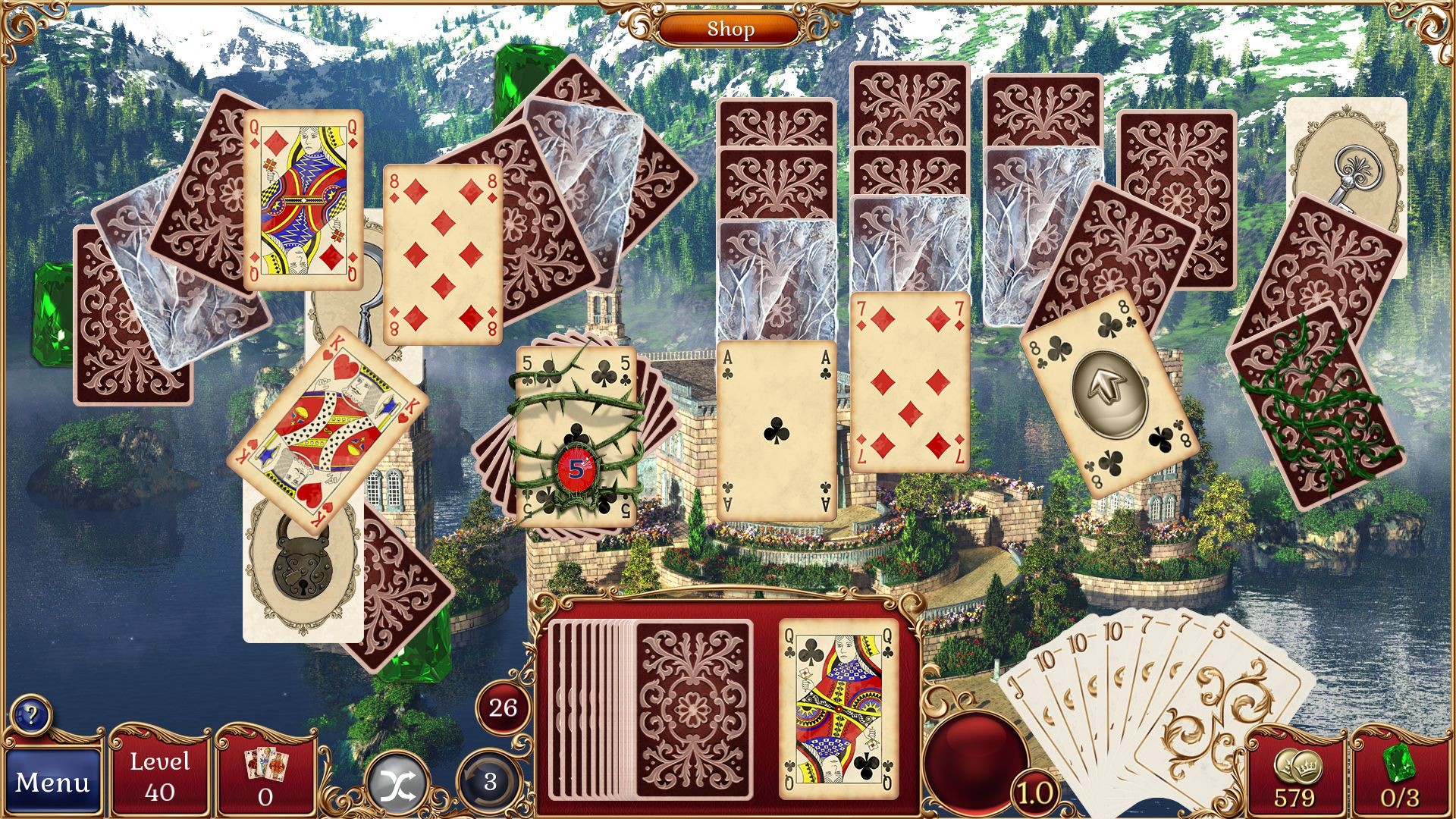 Скриншот: Jewel Match Solitaire X Collector's Edition