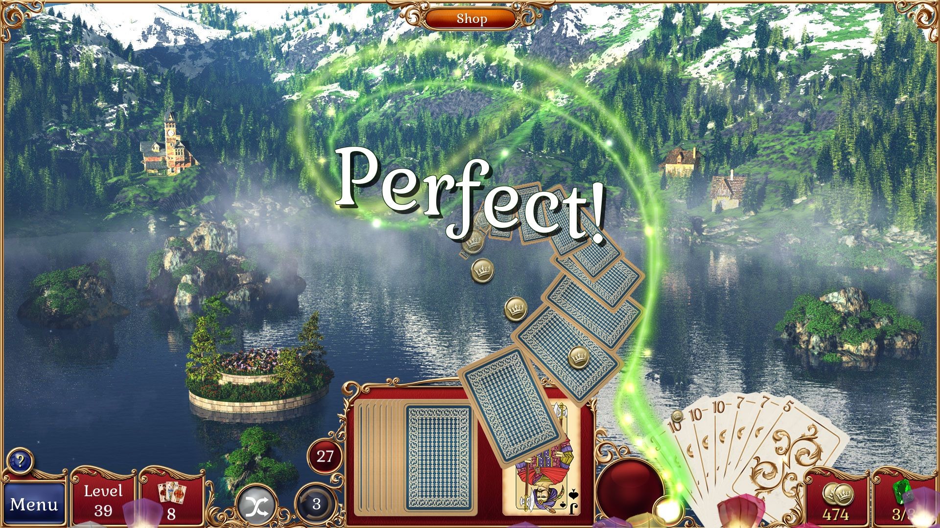 Скриншот: Jewel Match Solitaire X Collector's Edition