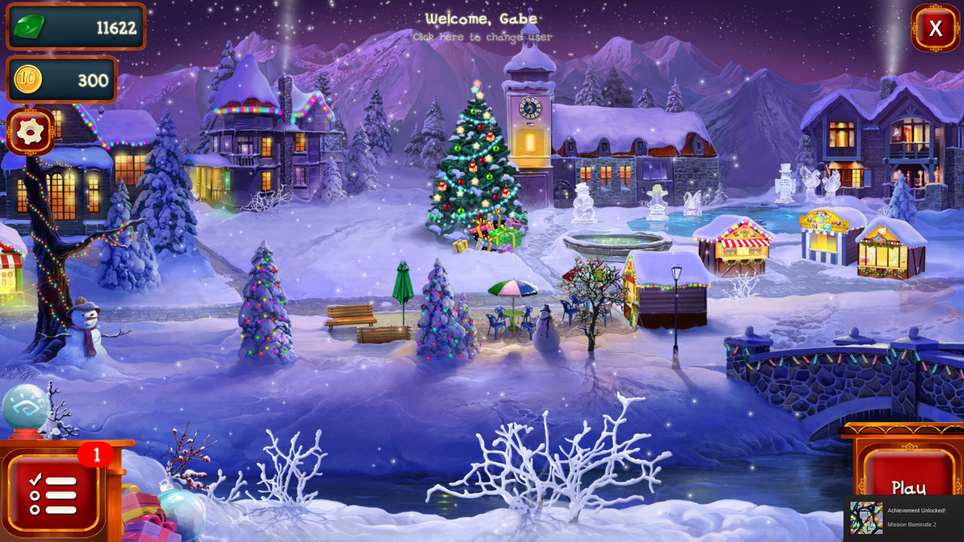 Скриншот: Christmas Puzzle 3