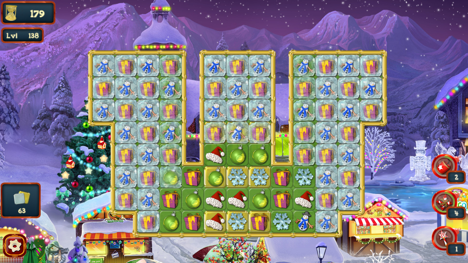 Скриншот: Christmas Puzzle 3