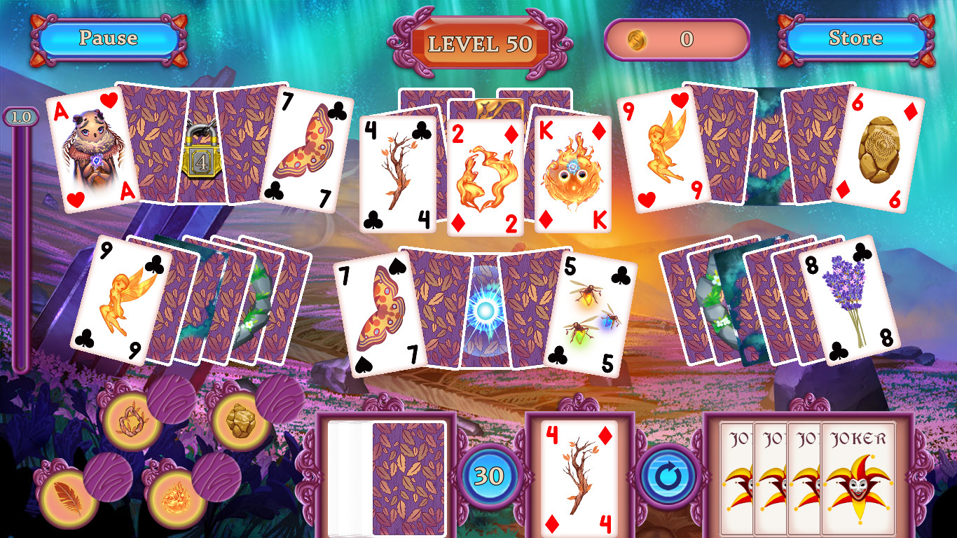 Скриншот: Endless Soul Light Solitaire