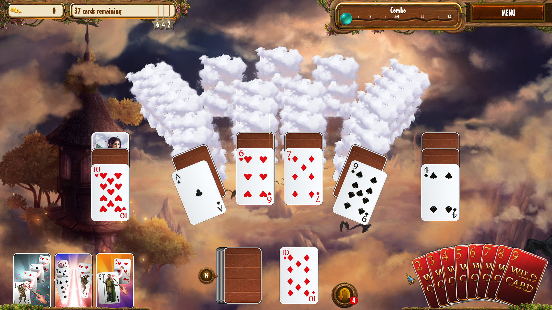 Скриншот: Fantasy Quest Solitaire