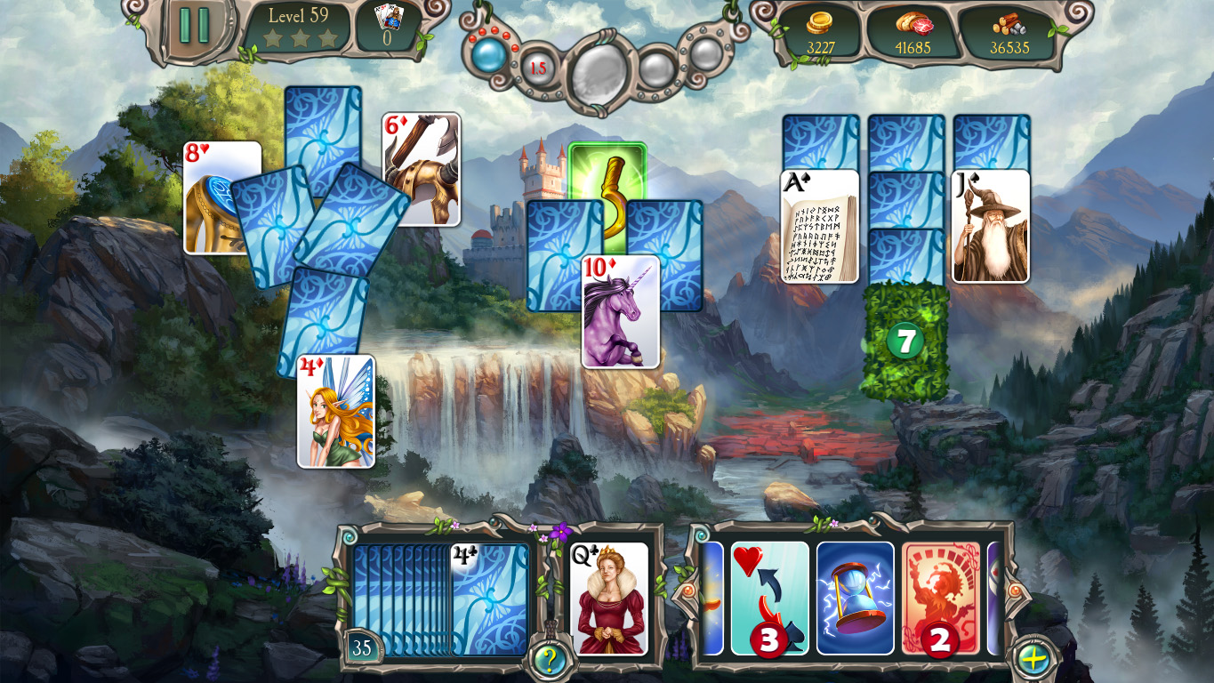 Скриншот: Avalon Legends Solitaire 3