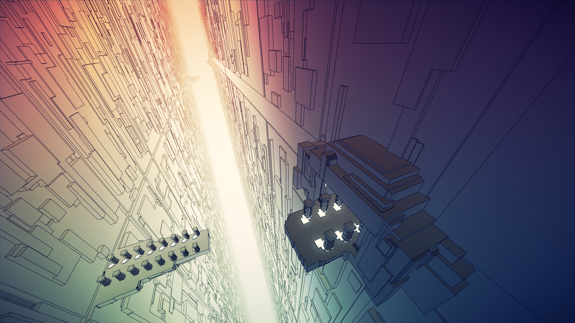 Скриншот: Manifold Garden