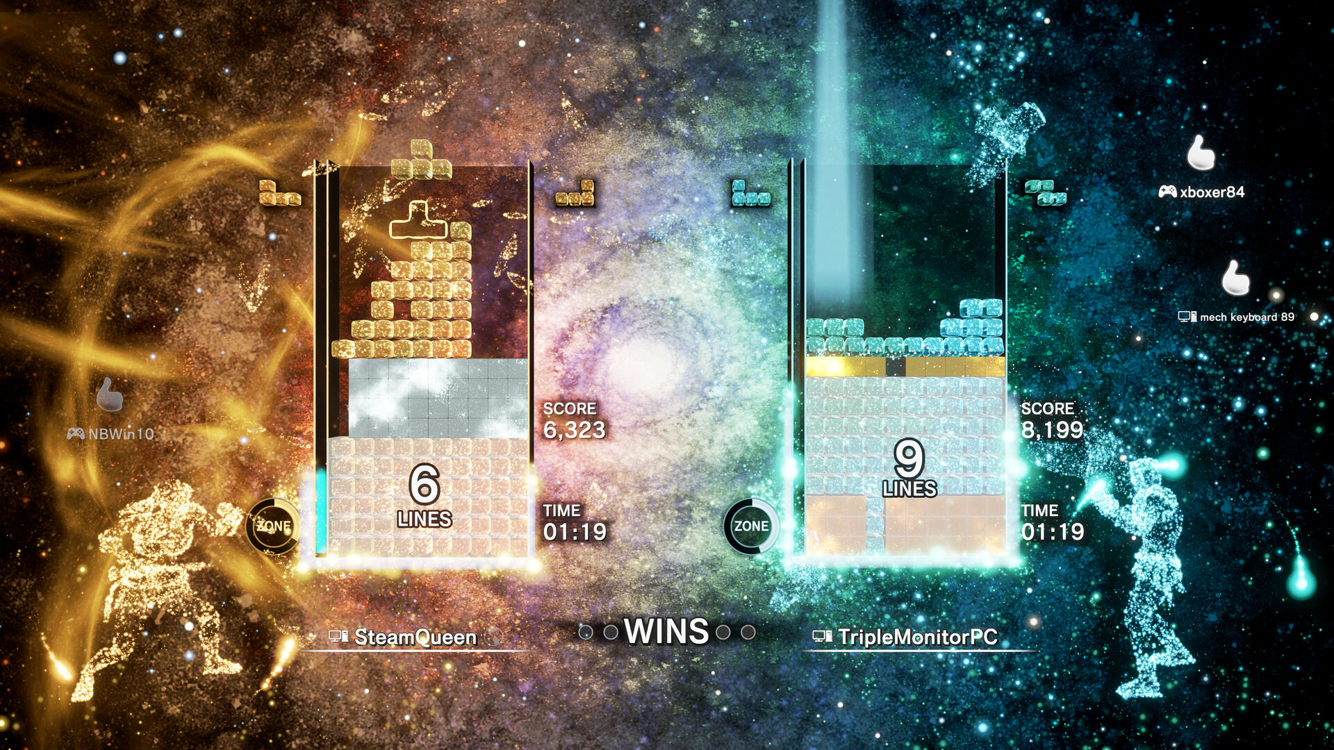 Скриншот: Tetris® Effect: Connected