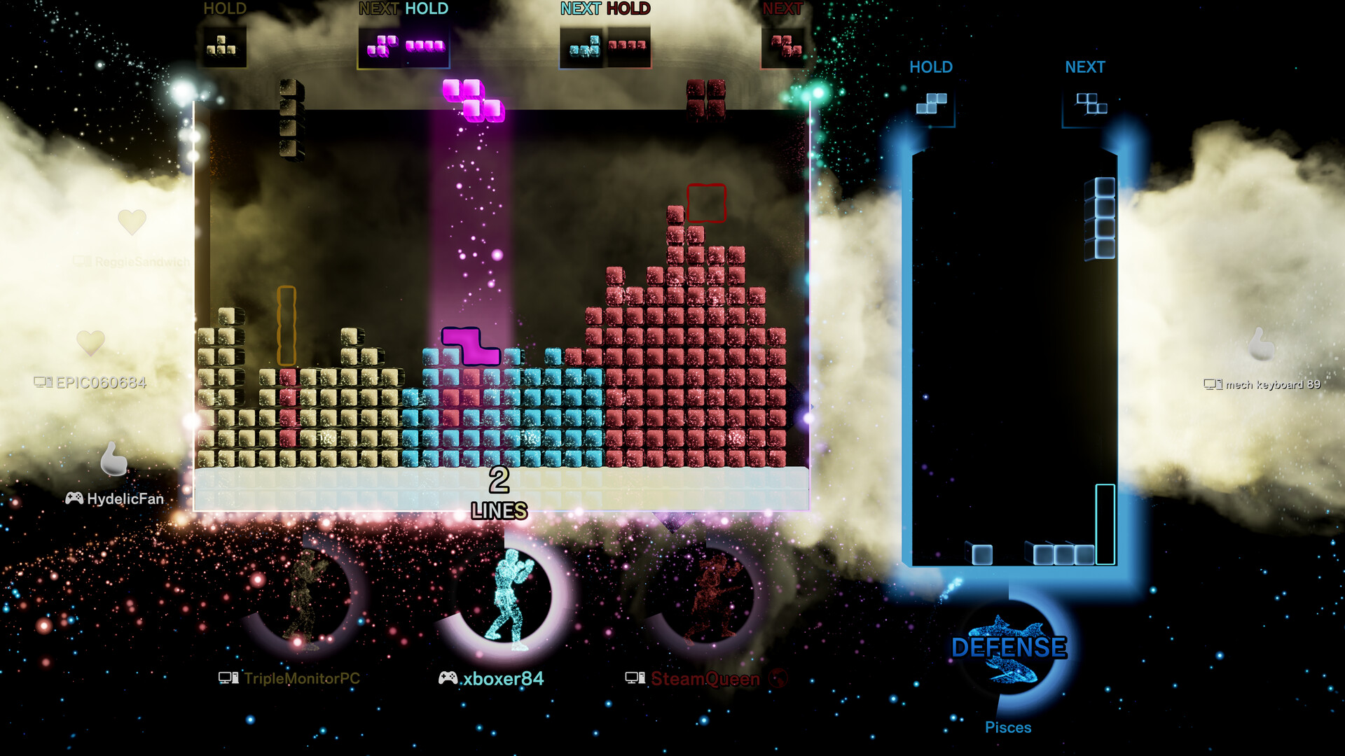 Скриншот: Tetris® Effect: Connected
