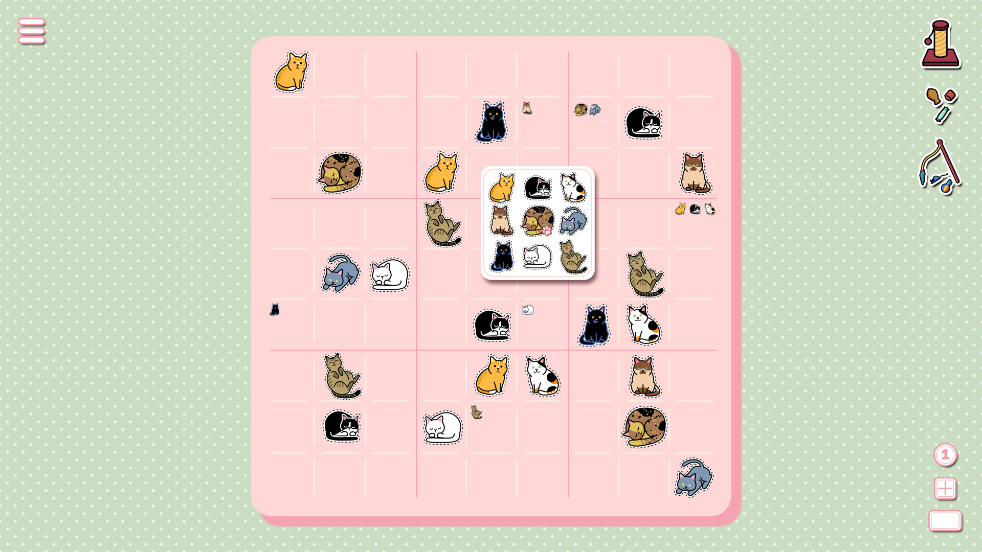 Скриншот: Sudocats