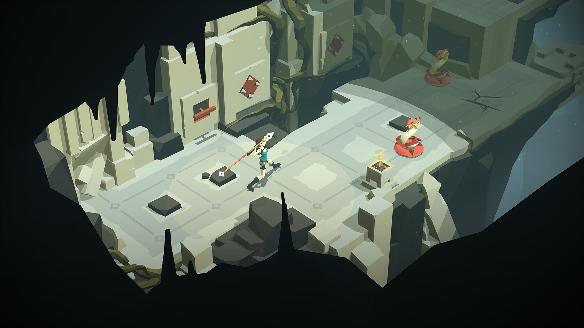 Скриншот: Lara Croft GO