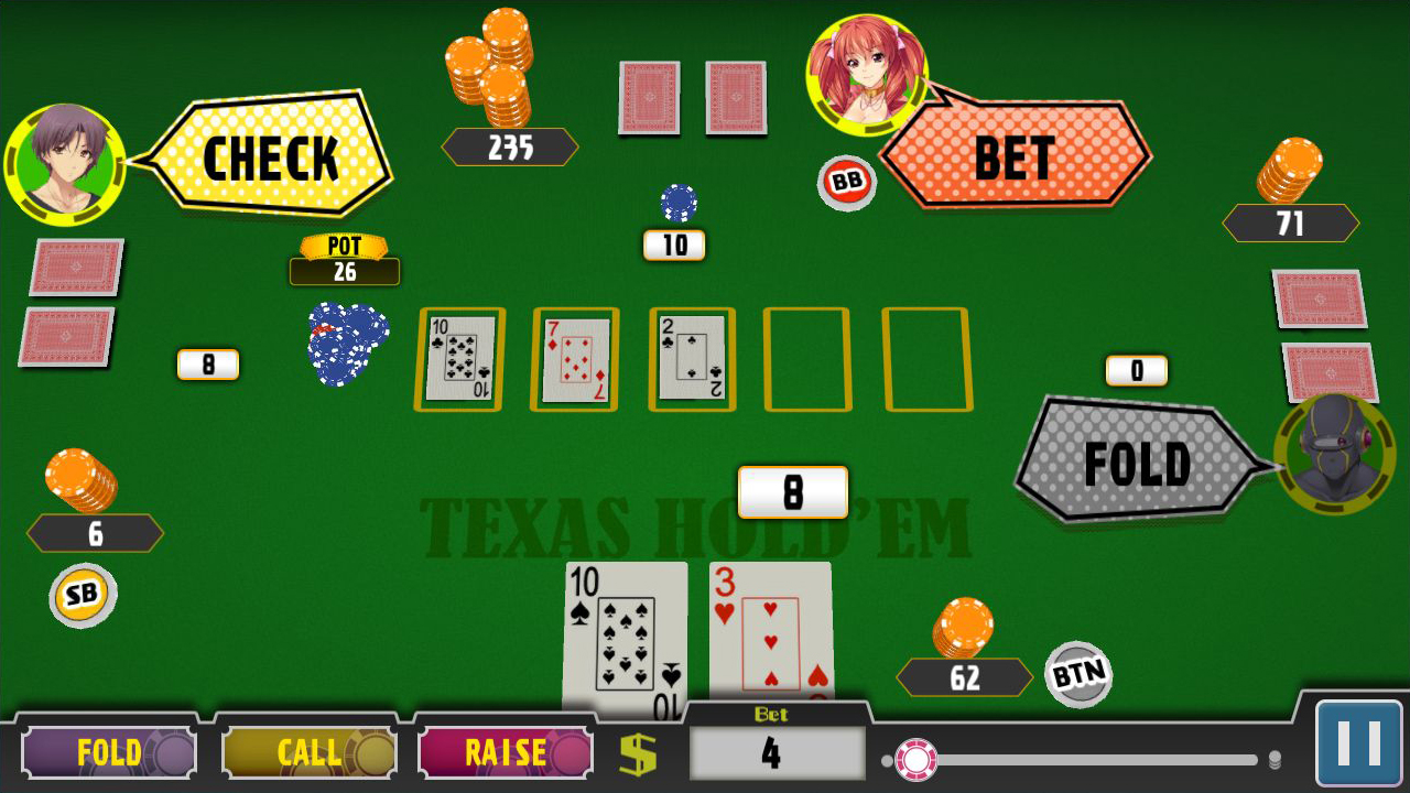 Скриншот: Poker Pretty Girls Battle: Texas Hold'em