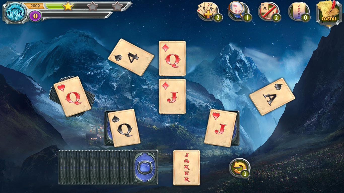 Скриншот: Mystic Journey: Tri Peaks Solitaire
