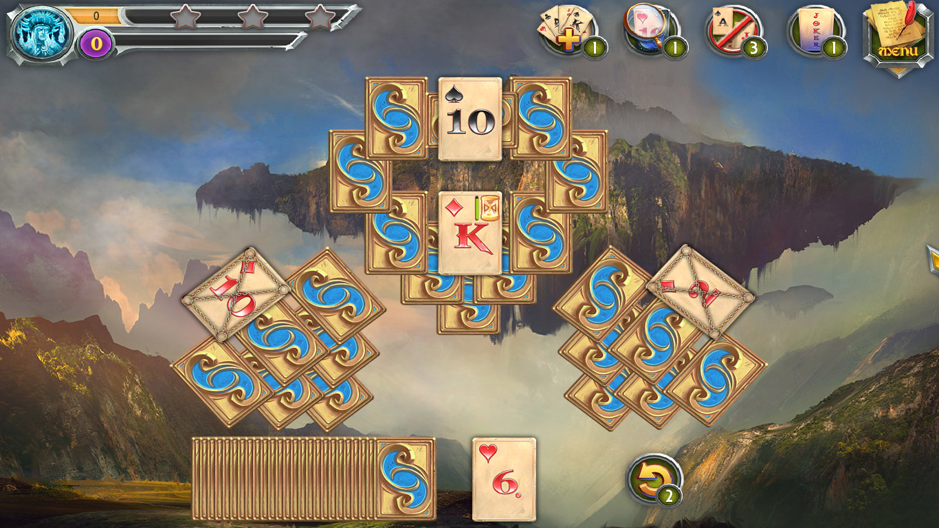 Скриншот: Mystic Journey: Tri Peaks Solitaire