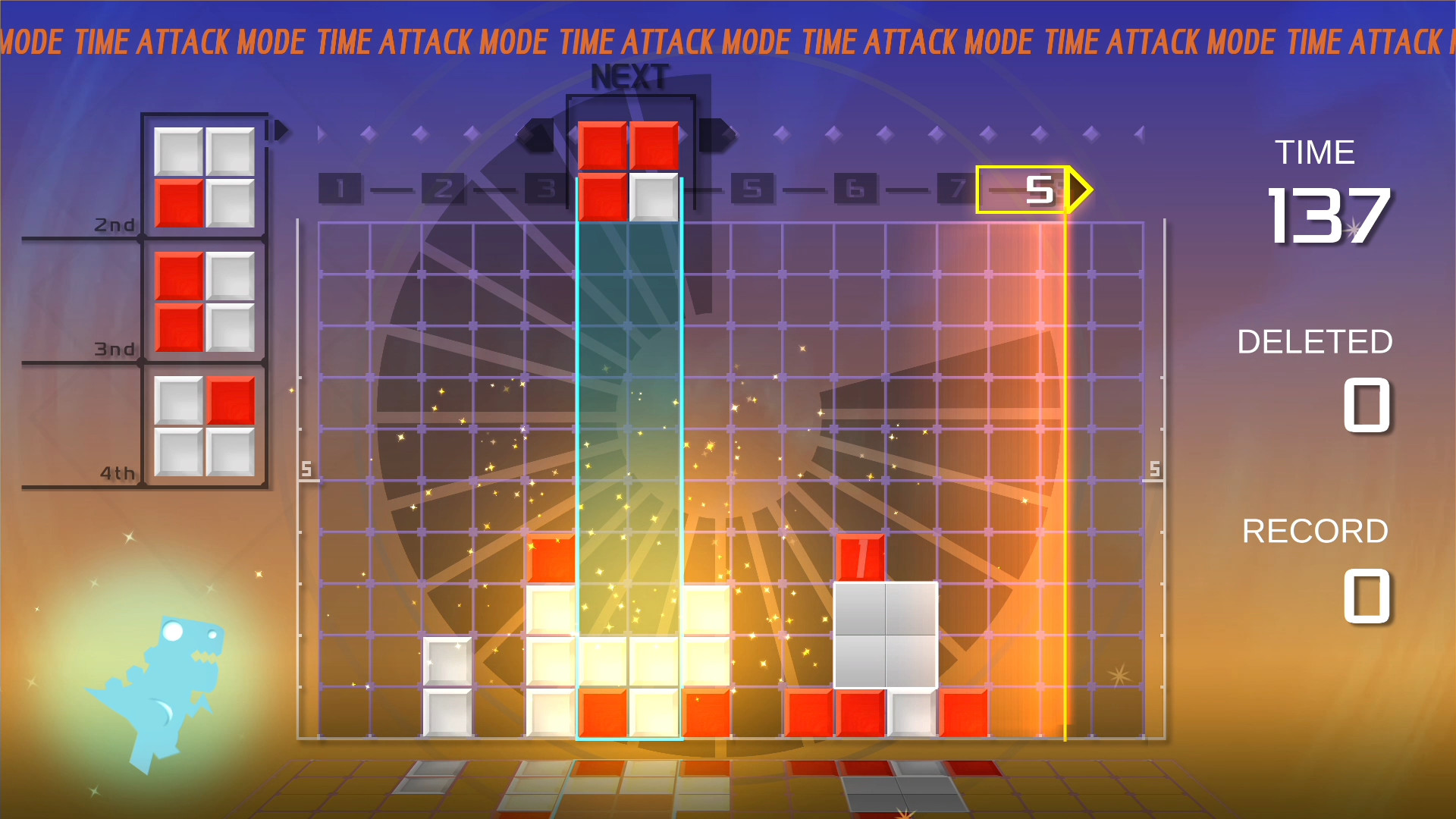 Скриншот: LUMINES REMASTERED