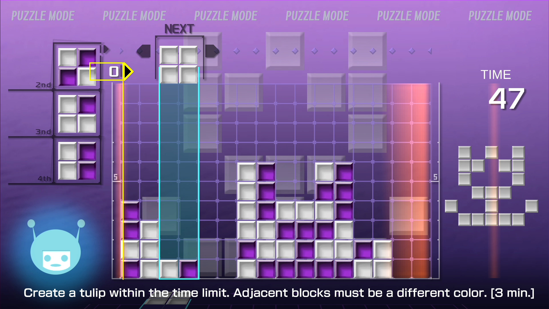Скриншот: LUMINES REMASTERED