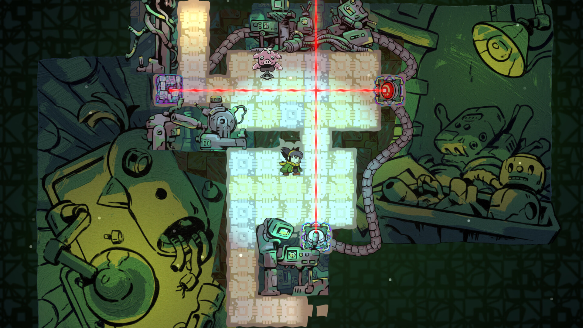 Скриншот: Arranger: A Role-Puzzling Adventure