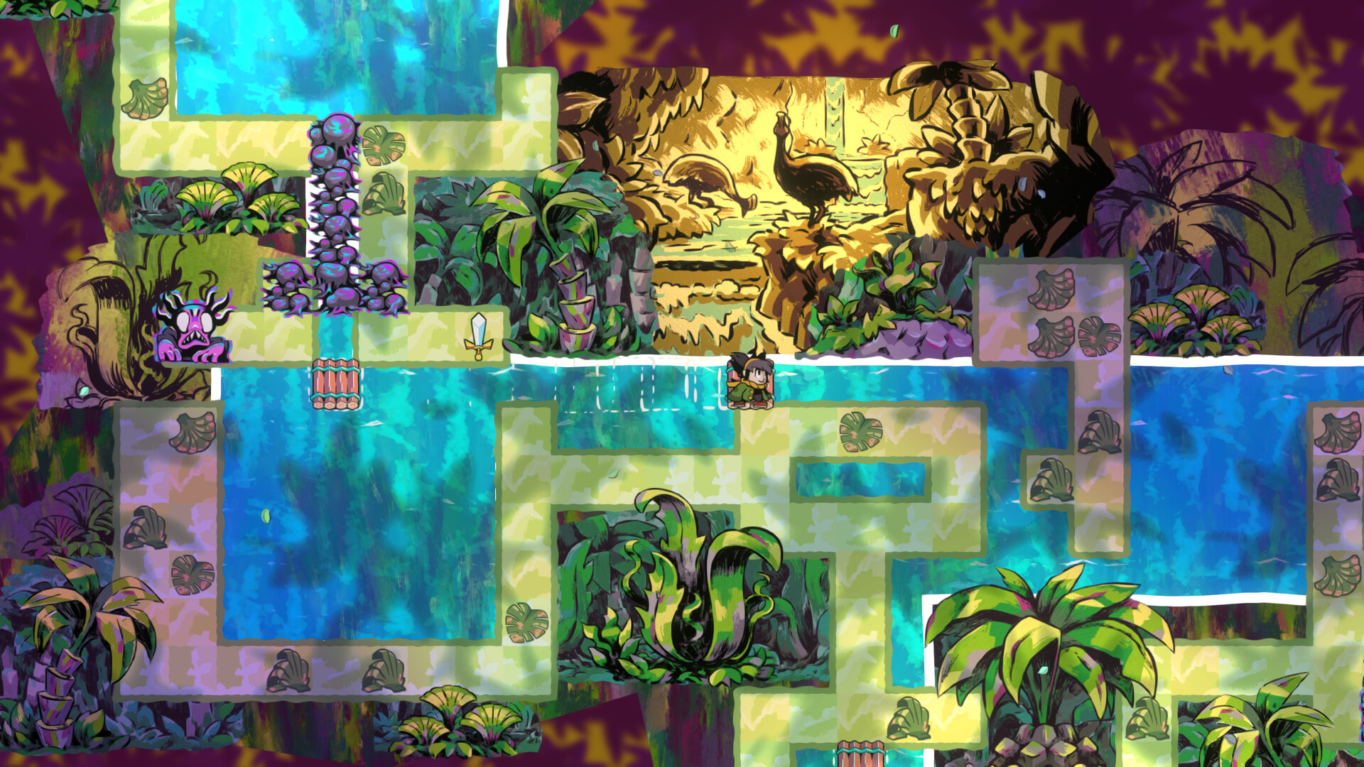 Скриншот: Arranger: A Role-Puzzling Adventure