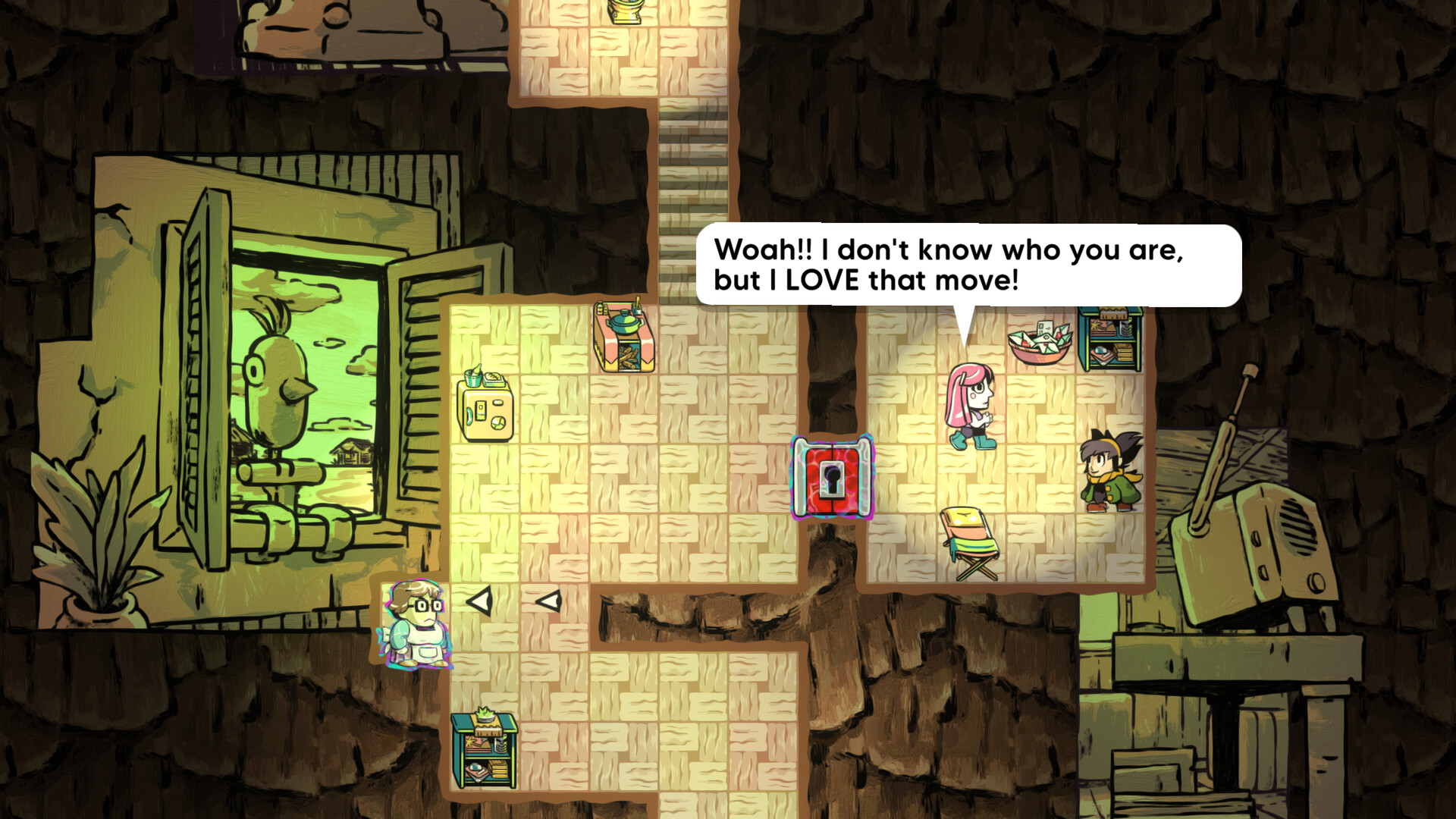 Скриншот: Arranger: A Role-Puzzling Adventure