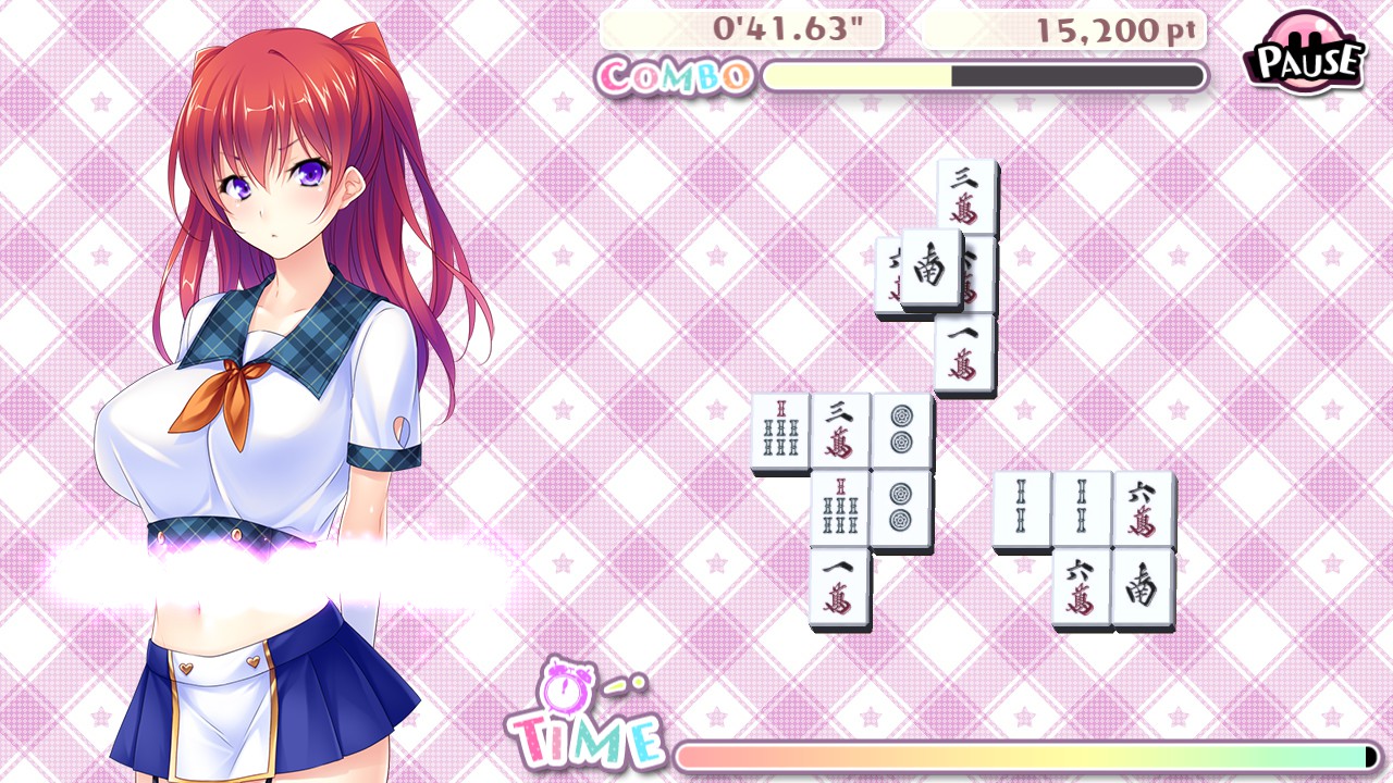 Скриншот: Delicious! Pretty Girls Mahjong Solitaire