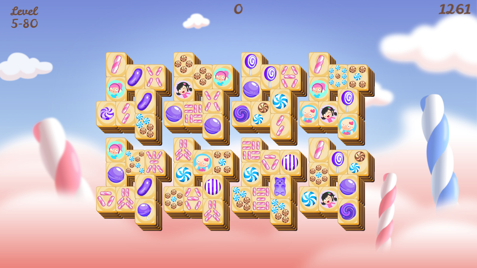 Скриншот: Sweet Candy Mahjong