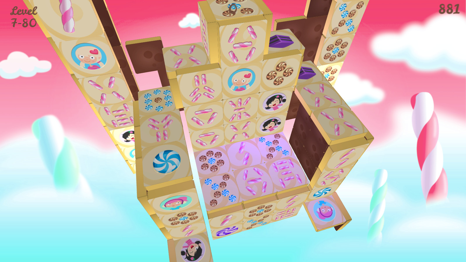 Скриншот: Sweet Candy Mahjong