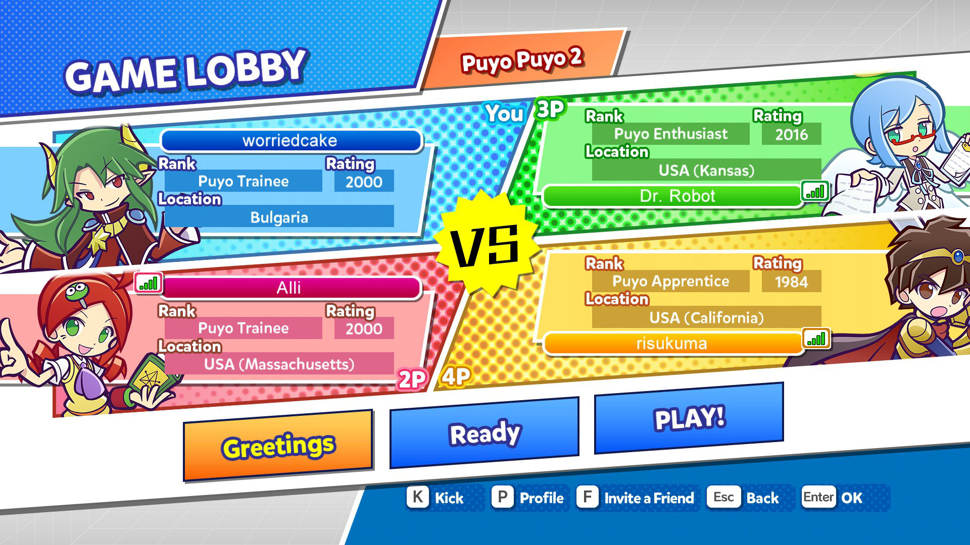 Скриншот: Puyo Puyo Champions
