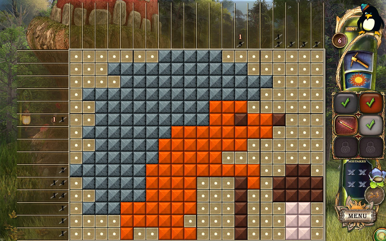 Скриншот: Fantasy Mosaics 23: Magic Forest