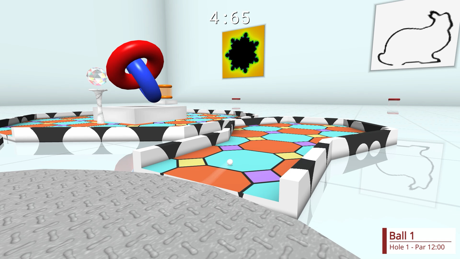 Скриншот: 4D Golf