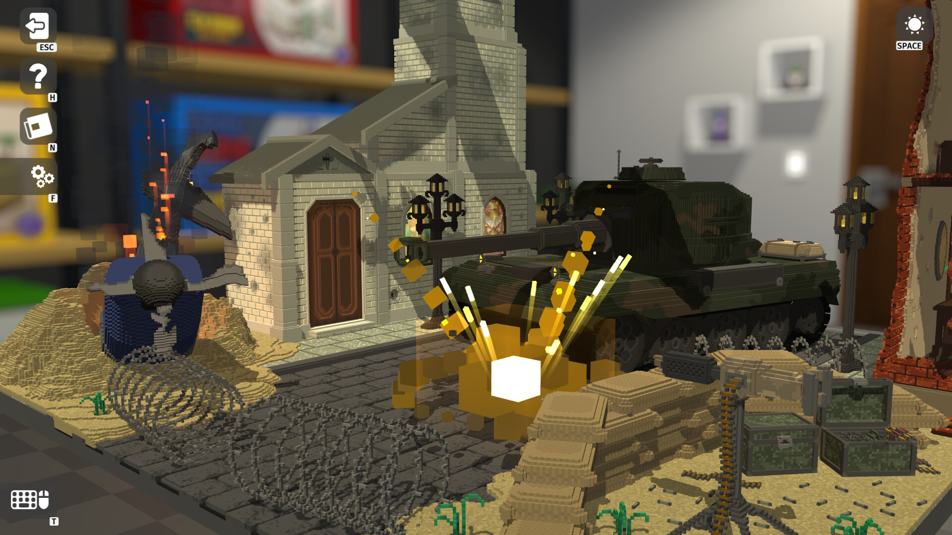 Скриншот: Diorama Builder