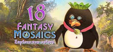 Обложка игры: Fantasy Mosaics 18: Explore New Colors