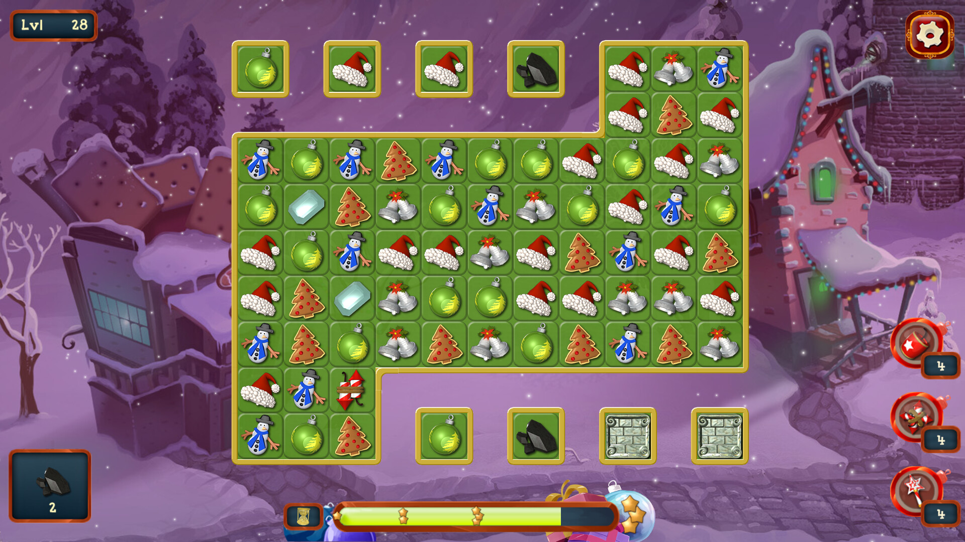 Скриншот: Christmas Puzzle 4