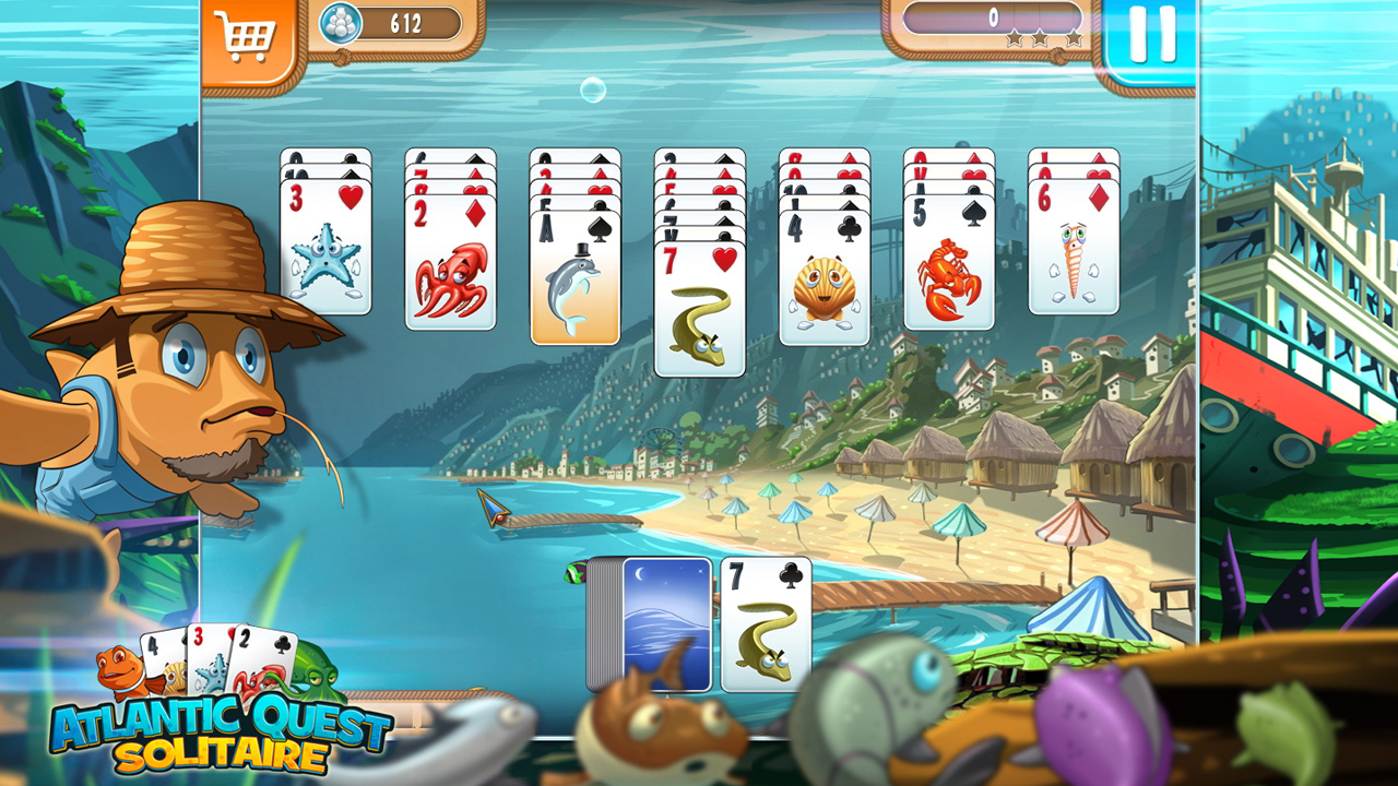 Скриншот: Atlantic Quest Solitaire