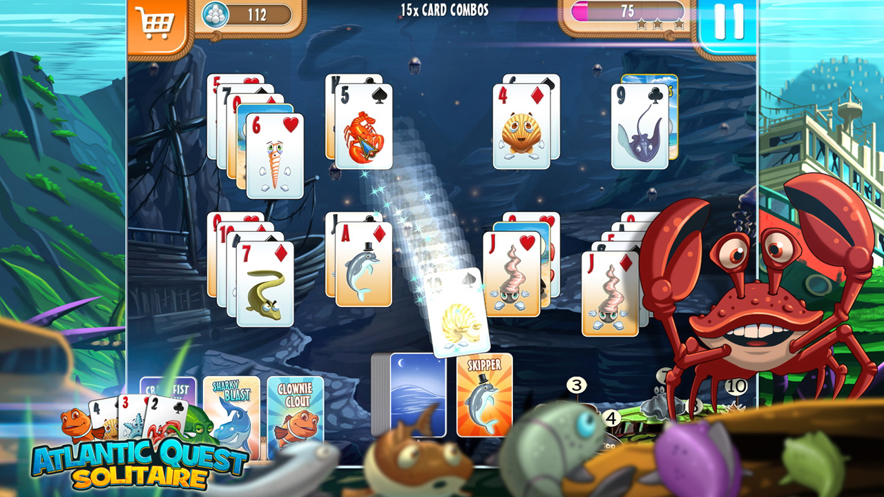 Скриншот: Atlantic Quest Solitaire