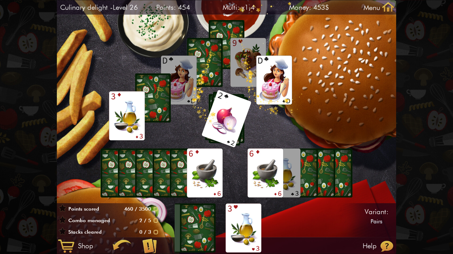 Скриншот: Delicious Solitaire