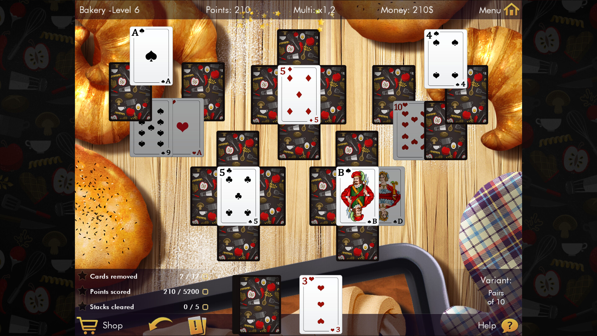 Скриншот: Delicious Solitaire