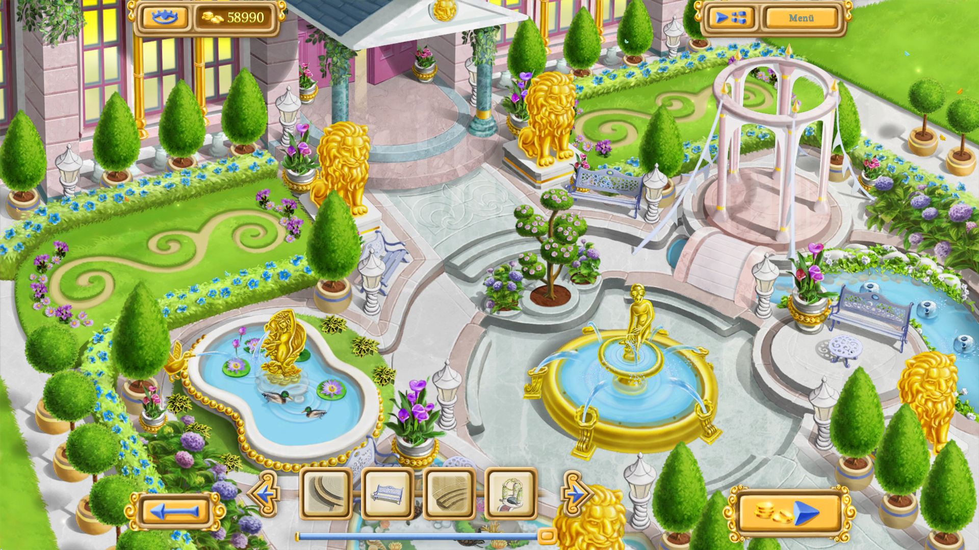 Скриншот: Chateau Garden