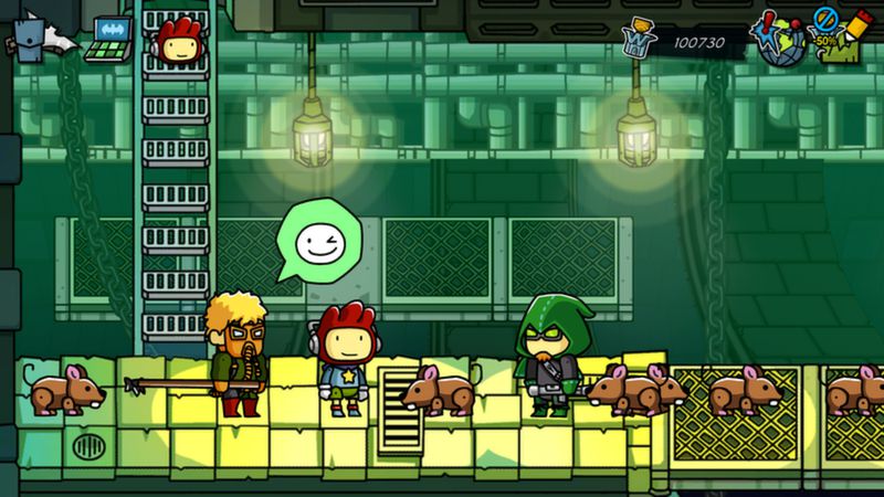 Скриншот: Scribblenauts Unmasked: A DC Comics Adventure