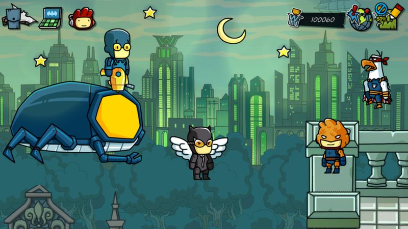 Скриншот: Scribblenauts Unmasked: A DC Comics Adventure