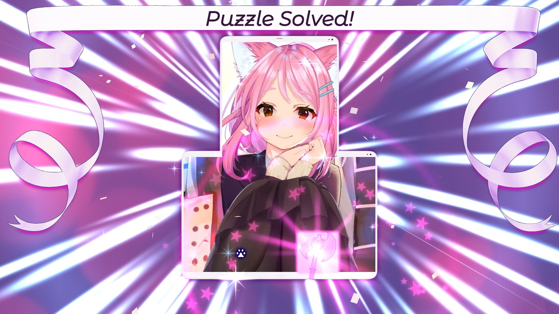 Скриншот: Mosaique Neko Waifus 4