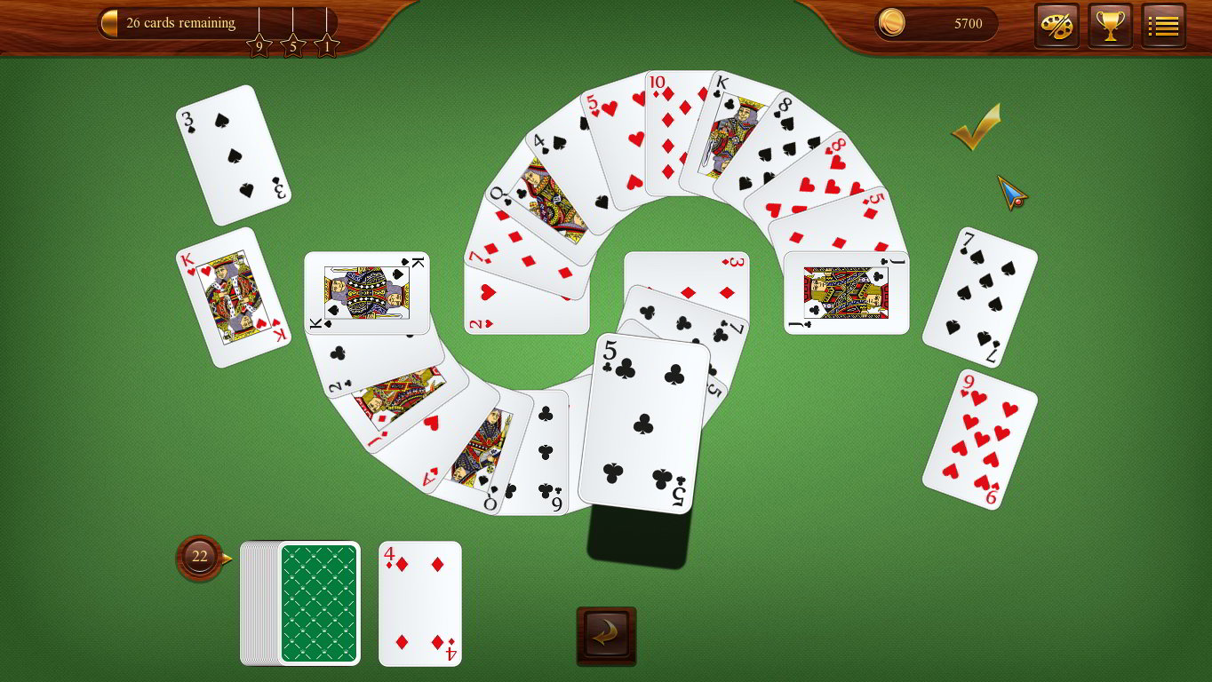 Скриншот: Solitaire Club